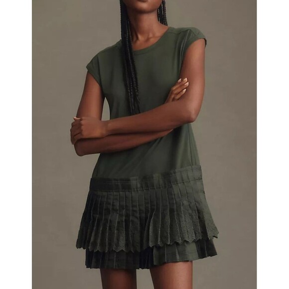 Anthropologie Dresses & Skirts - Daily Practice by Anthropologie Solid Set Mini Dress Embroidered XXS NEW 274101